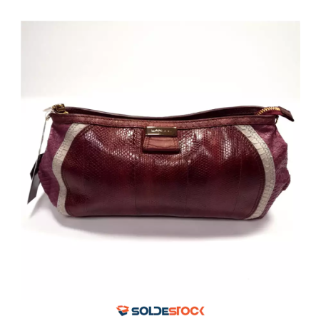 DESTOCKAGE LANCEL | Pochette femme Exotiques Pouch pivoine