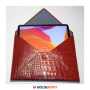 DESTOCKAGE LANCEL | Housse tablette Remember Me cuir rouge