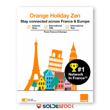 Carte SIM prépayée Orange Holiday ZEN
