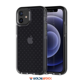 DESTOCKAGE TECH21 | Evo Check iPhone 12 Mini Smokey Black Case