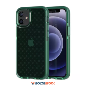 DESTOCKAGE TECH21 | Evo Check iPhone 12 Midnight Green Case