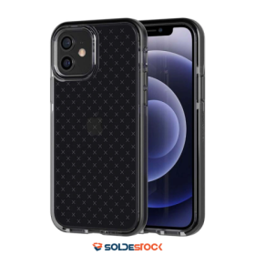 DESTOCKAGE TECH21 | Evo Check iPhone 12/12 Pro Smokey Black Case