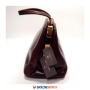 DESTOCKAGE LANCEL | Sac à main femme Varenne Eggplant Bowling marron